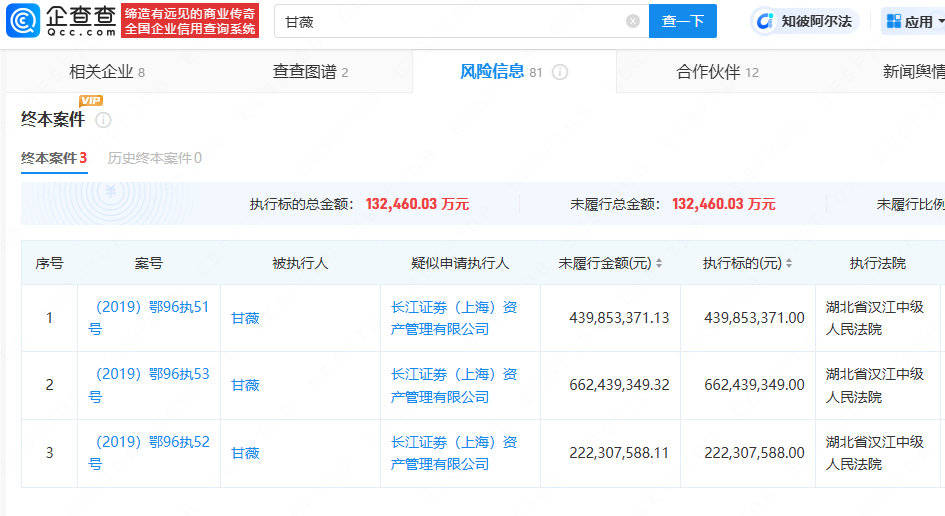 贾跃亭谈及家人未提甘薇